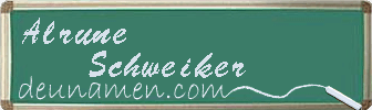 Alrune Schweiker Visitenkarte